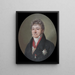 Portrait of a Noble Man - Lizinska de Mirbel — framed artwork on a wall