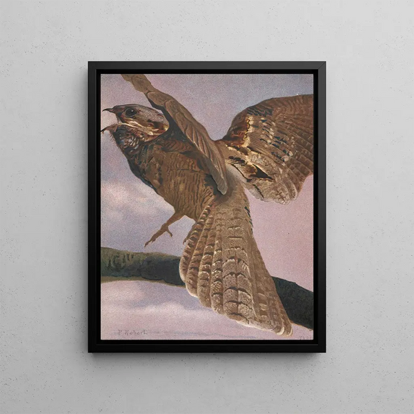 Engoulevent Painting - Léon-Paul Robert — framed artwork on a wall