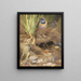 Gorge bleue - Léon-Paul Robert — framed artwork on a wall