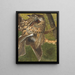 Owl Painting - Léon-Paul Robert — framed artwork on a wall