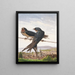 Chimney Swallow Painting - Léon-Paul Robert — framed artwork on a wall