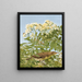 Hypolaïs polyglotte - Léon-Paul Robert — framed artwork on a wall