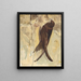 Martinet noir - Léon-Paul Robert — framed artwork on a wall