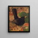 Blackbird Painting - Léon-Paul Robert — framed artwork on a wall