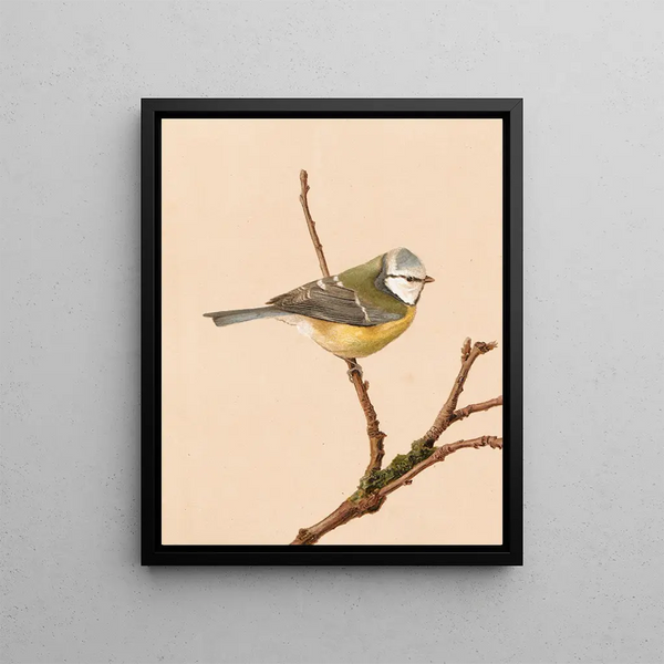 Mme Ange bleue - Léon-Paul Robert — framed artwork on a wall