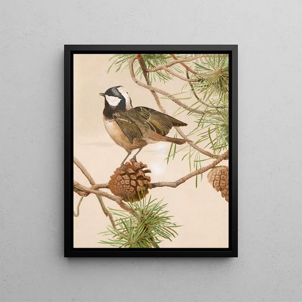 Goodbye Black - Léon-Paul Robert — framed artwork on a wall
