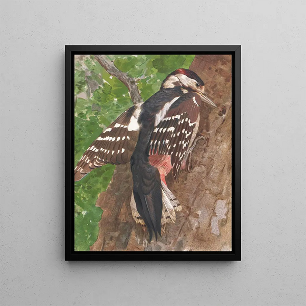 Photo Painting two - Léon-Paul Robert — framed artwork on a wall