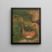 Redstart - Léon Paul Robert — framed artwork on a wall