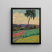 Landscape Painting in Provence - Lo Gausson — framed artwork on a wall