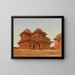 Palais de Birbal à Fatehpur Sikri, Inde - Lockwood de Forest — framed artwork on a wall