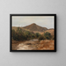 Near Jericho, Wadi Kilt - Lockwood de Forest — framed artwork on a wall