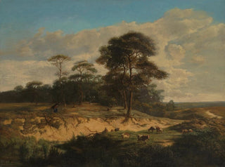Landscape near Kalmthout - Lodewijk Juliaan Fuchs — artwork view
