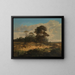 Landscape near Kalmthout - Lodewijk Juliaan Fuchs — framed artwork on a wall