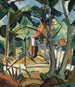 House among the trees - Lodewijk Schelfhout — artwork view