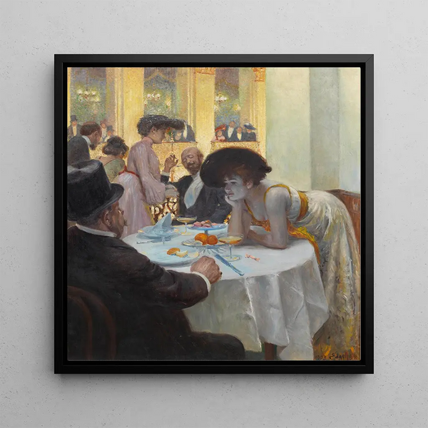 Loge dans le Sophiensaal - Josef Engelhart — framed artwork on a wall