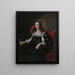 Portrait of a Woman - Lombard School — framed artwork on a wall