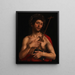 Saint Jean-Baptiste - Lombard School — framed artwork on a wall