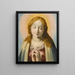 La Vierge en prière - École Lombarde — framed artwork on a wall