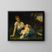 A Rest in the Shade - Léon Jean-Basile Perrault — framed artwork on a wall