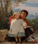 Une leçon de lecture - Léon Jean-Basile Perrault — artwork view