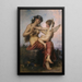 Cupid captured - Léon Jean-Basile Perrault — framed artwork on a wall