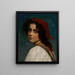 Young girl - Léon Jean-Basile Perrault — framed artwork on a wall