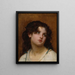Portrait of a young child - Léon Jean-Basile Perrault — framed artwork on a wall