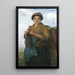 La jeune couturière - Léon Jean-Basile Perrault — framed artwork on a wall