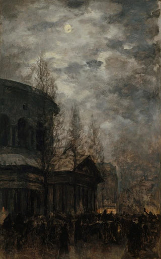Departure from Paris in 1870 Rotunda of La Villette - Léon Pierre Herpin — artwork view