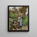 At the fountain - Léon Augustin Lhermitte — framed artwork on a wall