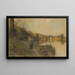 Fin de belle journée, soleil couchant, pêcheur - Léon Augustin Lhermitte — framed artwork on a wall