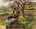 Idylle - Léon Augustin Lhermitte — artwork view