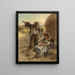 The Family - Léon Augustin Lhermitte — framed artwork on a wall