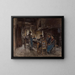 La bénédiction à Chaussin près de Vichy - Léon Augustin Lhermitte — framed artwork on a wall