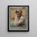La moissonneuse au repos - Léon Augustin Lhermitte — framed artwork on a wall
