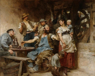 Le vin - Léon Augustin Lhermitte — artwork view