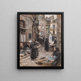 Lon Augustin Lhermitte - Le march aux poissons St Malo.webp