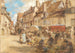 The market in old Bourges - Léon Augustin Lhermitte — artwork view