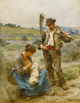 Lon Augustin Lhermitte - Maternit Or Heureuse Famille.webp