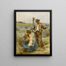 Maternité ou Heureuse famille - Léon Augustin Lhermitte — framed artwork on a wall