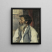 Portrait of a Man - Léon Augustin Lhermitte — framed artwork on a wall