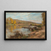 Quai au Sable Chartres - Léon Augustin Lhermitte — framed artwork on a wall
