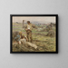Repos pendant la fauche - Léon Augustin Lhermitte — framed artwork on a wall