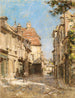 Rue présumée à Bourges - Léon Augustin Lhermitte — artwork view