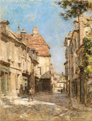Lon Augustin Lhermitte - Street Presumed In Bourges.webp