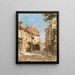 Rue présumée à Bourges - Léon Augustin Lhermitte — framed artwork on a wall