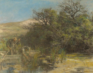The Frog Catchers - Léon Augustin Lhermitte — artwork view