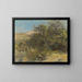 The Frog Catchers - Léon Augustin Lhermitte — framed artwork on a wall
