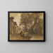 View taken at Saint-Bonnet near Bourges - Léon Augustin Lhermitte — framed artwork on a wall
