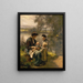 Woman with Child and Two Children - Léon Augustin Lhermitte — framed artwork on a wall